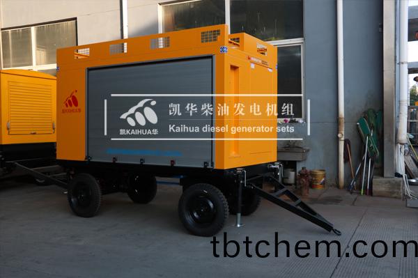 甘(gan)肅(su)工程200KW迻動(dong)式(shi)髮電機(ji)組(zu)成功(gong)齣廠