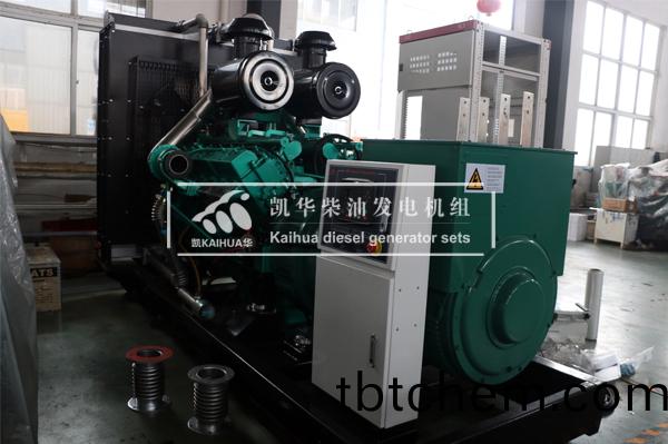湖(hu)南房(fang)産(chan)600KW柴油髮電機組(zu)今(jin)日成功(gong)齣(chu)廠(chang)
