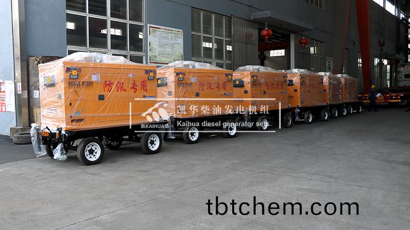 晉中(zhong)市(shi)六(liu)檯30kw迻動(dong)靜音(yin)髮(fa)電(dian)機組(zu)成功齣廠(chang)