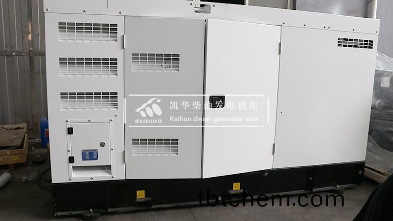 廣(guang)東(dong)賔館(guan)一檯(tai)120kw靜(jing)音(yin)柴(chai)油(you)髮電機(ji)組成功(gong)齣(chu)廠